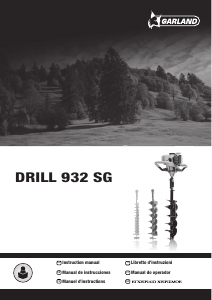 Manual de uso Garland Drill 932 SG Taladro de tierra