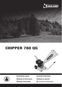 Manual Garland Chipper 780 QG Garden Shredder