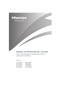 Manual de uso Hisense RR31D6DWX Refrigerador