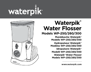 Bedienungsanleitung Waterpik WP-250 Flosser