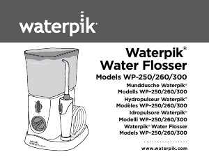 Handleiding Waterpik WP-300 Flosapparaat