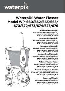 Manual de uso Waterpik WP-670 Irrigador bucal