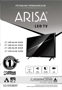 Panduan Arisa AL39-S200 Televisi LED