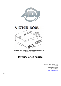 Manual de uso American DJ Mister Kool II Máquina de humo