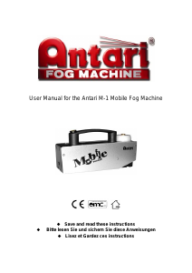 Manual Antari M-1 Fog Machine