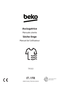 Manuale BEKO TR310 Asciugatrice