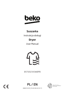 Instrukcja BEKO B5T692343WBPB Suszarka