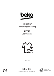 Bedienungsanleitung BEKO TR320 Trockner
