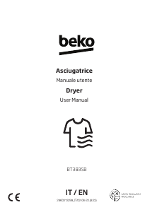 Manual BEKO BT383SB Dryer