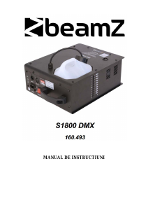 Manual BeamZ S1800 DMX Mașina de ceață