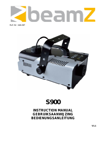 Manual BeamZ S900 Fog Machine