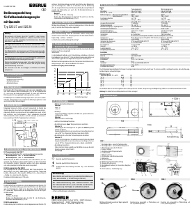 Hướng dẫn sử dụng Eberle 525 28 Bộ điều nhiệt