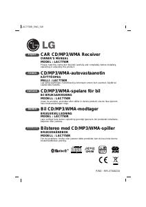 Handleiding LG LAC7750R Autoradio