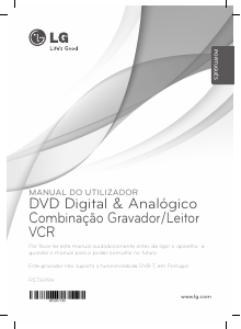 Manual LG RCT699H Combinação DVD-vídeo