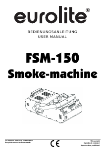 Manual Eurolite FSM-150 Fog Machine