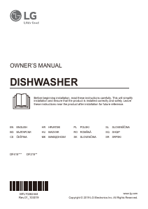 Manual LG DF215FP Dishwasher