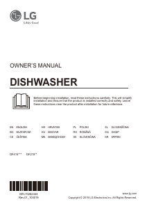 Manual LG DF415HSS Dishwasher