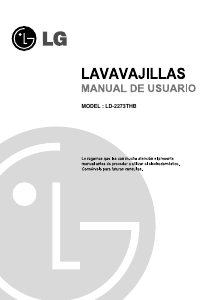 Manual de uso LG LD-2273THB Lavavajillas