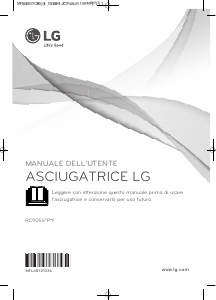 Manuale LG RC9055AP2F Asciugatrice
