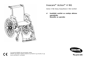 Priročnik Invacare Action 4NG Invalidski voziček