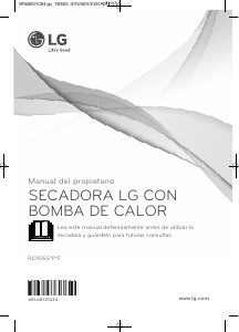 Manual de uso LG RC9055AP2F Secadora