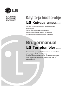 Käyttöohje LG TD-C70220E Kuivausrumpu