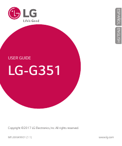Manual de uso LG G351 Teléfono móvil