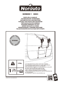 Instrukcja Norauto Norbike 1 Bagażnik rowerowy