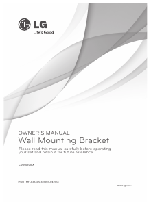 Manual LG LSW420BX Wall Mount