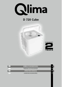 Mode d’emploi Qlima D 720 Cube Déshumidificateur