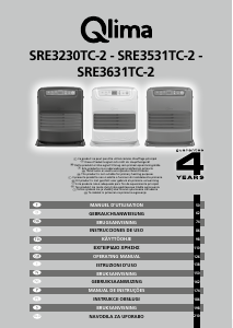 Handleiding Qlima SRE3631TC-2 Kachel