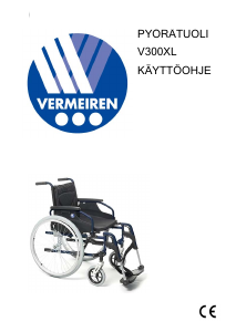 Käyttöohje Vermeiren V300 XL Pyörätuoli