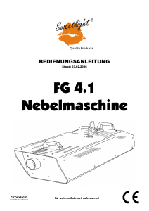 Bedienungsanleitung Sweetlight FG 4.1 Nebelmaschine