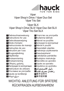 Mode d’emploi Hauck Viper Shop n Drive Poussette