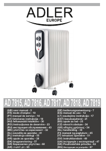 Manual Adler AD 7815 Heater