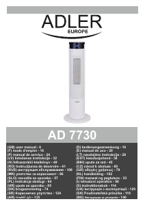 Manual Adler AD 7730 Radiator