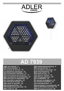 Bruksanvisning Adler AD 7939 Elektronisk skadedjursbekämpning