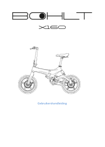 Mode d’emploi Bohlt X160 Vélo pliant