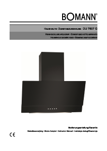 Manual Bomann DU 7607 G Cooker Hood