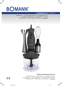 Manual Bomann SMS 6055 CB Hand Blender