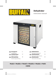 Manual de uso Buffalo CS950 Deshidratador