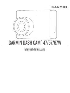 Manual de uso Garmin Dash Cam 67W Action cam