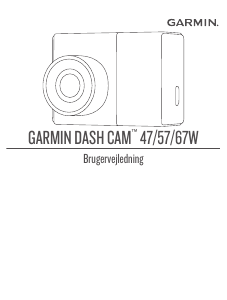 Brugsanvisning Garmin Dash Cam 67W Action kamera