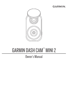 Manual Garmin Dash Cam Mini 2 Action Camera