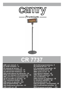 Посібник Camry CR 7737 Підігрівач