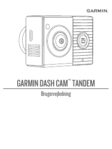 Brugsanvisning Garmin Dash Cam Tandem Action kamera