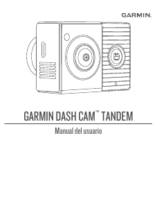 Manual de uso Garmin Dash Cam Tandem Action cam