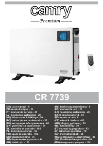 Mode d’emploi Camry CR 7739 Chauffage