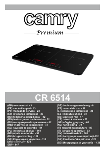 Mode d’emploi Camry CR 6514 Table de cuisson