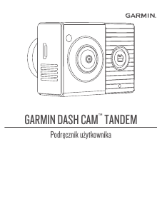 Instrukcja Garmin Dash Cam Tandem Action cam